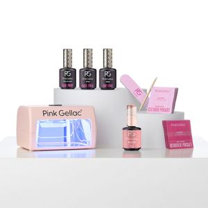 Pink Gellac - Shellac - Neutral Sense - Maniküre Starterset - Rosa