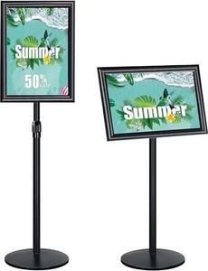 NEWZEAL A3 Informationsstand, Hochleistungs -Poster -Aluminium -Zeichenhalter, Schnapprahmen, Winkelhöhe einstellbar, Hochzeits-/Geschäftsereignis aus NEWZEAL A3 Informationsstand, Hochleistungs -Poster -Aluminium -Zeichenhalter, Schnapprahmen, Winkelhöhe einstellbar, Hochzeits-/Geschäftsereignis aus
