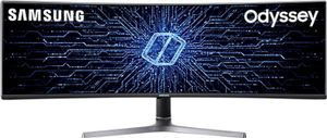 Samsung C49RG94SSR, 124,5 cm (49"), 5120 x 1440 px, UltraWide Dual Quad HD, LED, 4 ms, Modrá, Šedá