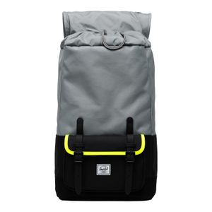 Herschel Damen Herren Rucksack Backpack Freizeitrucksack Little America Pro, Farbe:Grau, Artikel:-04942 grey / black / safety yellow