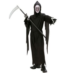 Kostým Grim Reaper lebka na Halloween, veľkosť:140