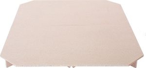 BELIANI Platforma na vodnú posteľ svetlé drevo MDF doska 140 x 200 cm podstavec na vodný matrac