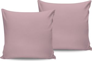 L'Essentiel Linge de Maison, De Light Pink, Satin-Kissenbezug-Set (2-teilig) (DE), Hell-Pink, 100 % Baumwollsatin, 80 x 80 cm