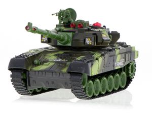 KIK RC válečný tank 9993 2,4 GHz lesní kamufláž KX6036