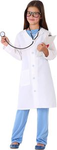 Kostým doktora pre dievčatá Karnevalový kostým modro-biely
