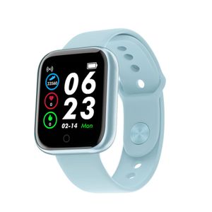 Y68 Smart-Armband, 1,44-Zoll-IPS-Touchscreen, Sportuhr, Fitness-Tracker, Bluetooth 4.0, mit Herzfrequenz, Training, Schlaf usw., Blau