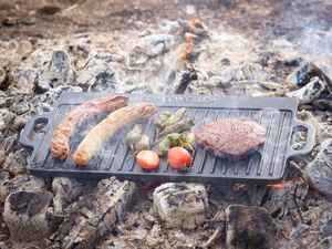 Echtwerk Gusseisen Grillplatte