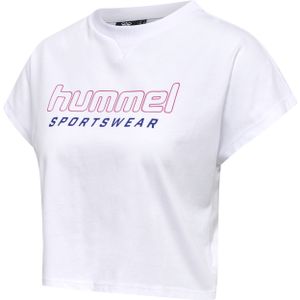 hummel hmlGC JUNE Cropped T-Shirt Damen 9001 - white M