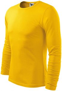 Langärmliges T-Shirt für Männer - Farbe: gelb - Größe: L