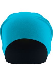 Látková čepice Urban Classics Jersey Beanie reversible tur/nvy - UNI