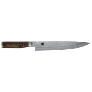 Nôž na šunku KAI TDM-1704 'Shun Premier Tim Mälzer' 24 cm, hnedý/strieborný (1 ks)