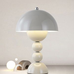 LED Tischlampe, kuppelförmige Tischleuchte, 3 Lichtfarben Pilzlampe, Pilzleuchte, Schreibtischlampe, Dekotischlampe , für Büro, Wohnzimmer, Schlafzimm