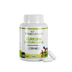 VitaSanum® - Kurkuma (Curcuma longa) 720 mg 100 Kapseln