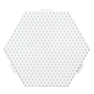 Hama Stiftplatte "Sechseck" weiß für Bügelperlen midi zusammensteckbar