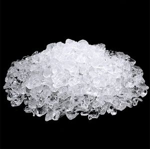 Kamienie szklane 4mm - 10mm naturalne kolory 2kg kamienie dekoracyjne dekoracja stołu wazon