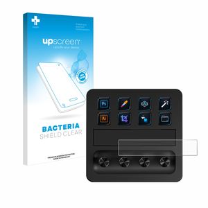upscreen Schutzfolie für Elgato Stream Deck + Antibakterielle Folie Klar Anti-Kratzer