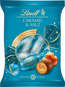 Lindt Caramel und Salz Zapfen Vollmilchschokolade mit Füllung 101g