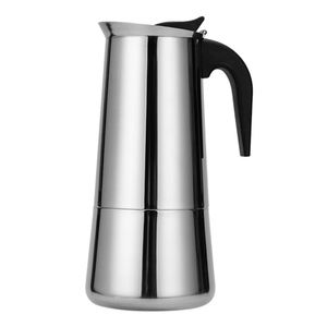 600ml Kaffeekanne Edelstahl Kaffeemaschine Tragbare Elektrische Mokka Latte Herd Espresso Filterkanne Europaeische Kaffeetasse