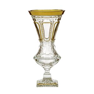Vase Kristallglas Antike hell 42cm