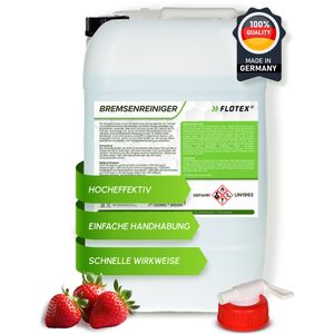 Flotex® - Bremsenreiniger 25 Liter | Bremsenservice im 25-Liter-Tank | | Werkstattreiniger frei von Aceton | Schnelle & effektive Reinigung | Schonend & Rückstandsfrei | sehr Kurze Verdunstungszeit