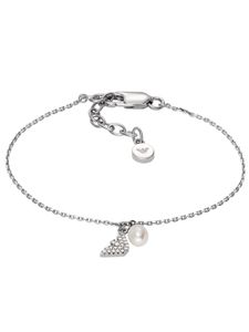 Emporio Armani EG3576040 Damen Armband Silber 925 Silber weiß 17 cm