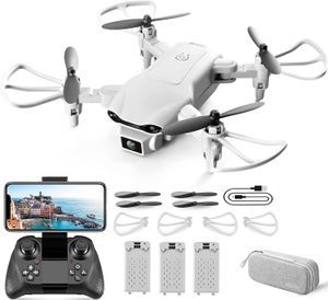 4DRC V9 Drohne mit Kamera für Kinder,RC Quadcopter mit Kamera 720P FPV Faltbare Drohnen Lange Flugzeit,Tap Fly,One Key Start,Headless Modus,360 Flip,
