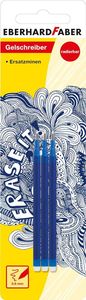 EBERHARD FABER 582152 EBERHARD FABER Ersatzmine für Gelschreiber Erase it!, blau