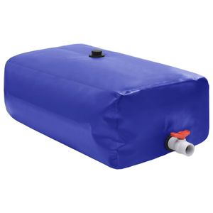 vidaXL Wassertank mit Wasserhahn Faltbar 1000 L PVC