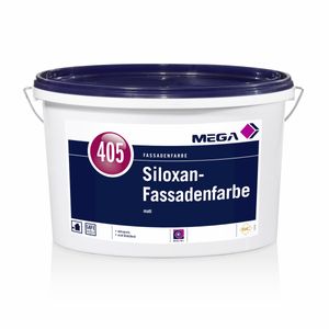 MEGA 405 Siloxan-Fassadenfarbe 12,5 Liter weiß
