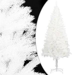 Prolenta Premium  Künstlicher Weihnachtsbaum Naturgetreue Nadeln Weiß 240 cm