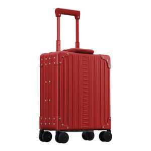 ALEON Reisekoffer  Vertical Underseat Carry-On 16" Kabinentrolley 42 cm   4 Rollen 15,8 l - Rot