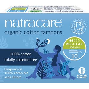 Natracare Tampons Normal Mini 100% Baumwolle 10 Stück