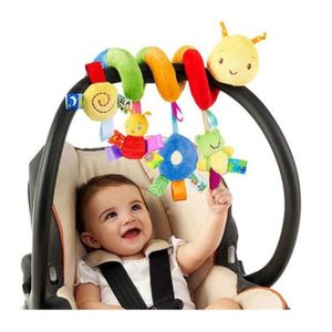 Babyschale Spielzeug, Baby Activity-Spirale Kette Kinderwagen Spielzeug Mädchen Junge Spirale Kinderwagenkette mit Klingelglocke zum Aufhängen an Kinderwagen, Babyschale, Kinderbett, Bett
