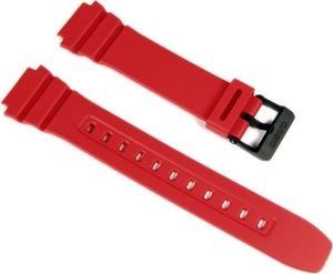 Casio Ersatzband Uhrenarmband Resin rot 18mm F-108WH