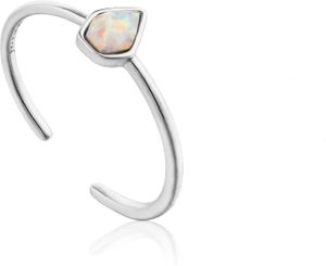 ANIA HAIE Opal Colour Adjustable Ring - Silber/ Gold plattiert, R014-03H