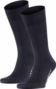 Skarpety męskie FALKE 2-pack - Cool 24/7, skarpety biznesowe, krótkie skarpety, uni #1 ciemnoniebieskie 45-46