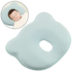 Miixia Orthopädisches Babykissen gegen Verformung Plattkopf Baby Soft Pillow Geschenk Blau