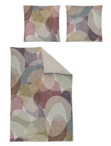 Irisette Flausch-Cotton Bettwäsche-Garnitur Helma-8853 Größe 155x220+80x80 cm Farbe multi-90