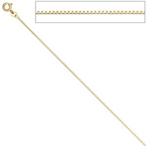 JOBO Venezianerkette 333 Gelbgold 1,0 mm 45 cm Gold Kette Halskette Federring