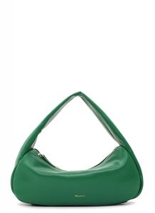 Tamaris Damen Schultertasche Beutel breiter Riemen slouchy Leana 32130, Farbe:Grün