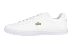 Lacoste LEROND PRO 123 3 CMA Sneaker in Übergrößen Weiß 45CMA005221G große Herrenschuhe, Größe:48