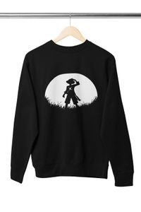 Bluza męska z bawełny organicznej One Piece Monkey D. Luffy Ace Lorenor piracki kapelusz słomkowy