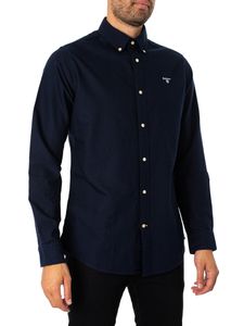 Barbour Maßgeschneidertes Oxtown-Hemd, Blau XL