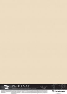 Clairefontaine Papier für Pastellmalerei, 5 Bogen 100x140 cm, Maisfarben 396166C