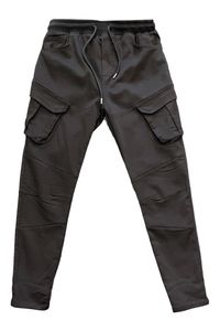 Herren Cargo Jogger Pants Chino Design Stretch Schlupfhose Gummibund |