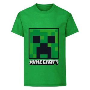 Minecraft - dětské tričko HE482 (158) (Zelená)