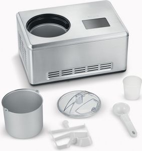 Eismaschine Joghurtfunktion 2 Eisbehälter SEVERIN 2in1 EZ 7406 Touch EZ 7406 aus Edelstahl, gebürstetsilber Eismaschine Eismaschine Selbstkühlend Eismaschine Kompressor Eismaschine Selbstkühlend 2 Liter Eismaschine Selbstkühlend Mit Kompressor Eismaschine Mit Kompressor