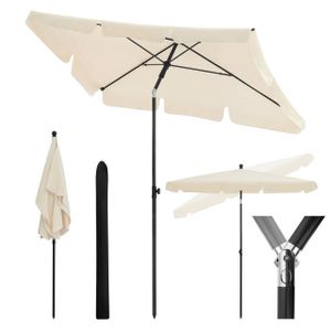 WOLTU Sonnenschirm, 45° knickbar, UV-beständig, Beige, 200x120 cm WOLTU Sonnenschirm, 45° knickbar, UV-beständig, Beige, 200x120 cm