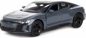 AUDI RS E-tron GT Modellauto 12cm aus Metall WELLY Modell Auto Spielzeugauto Spielzeug Kinder Geschenk 82 (Anthrazit)