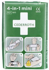Opatrunek hemostatyczny CEDERROTH 4 w 1 mini